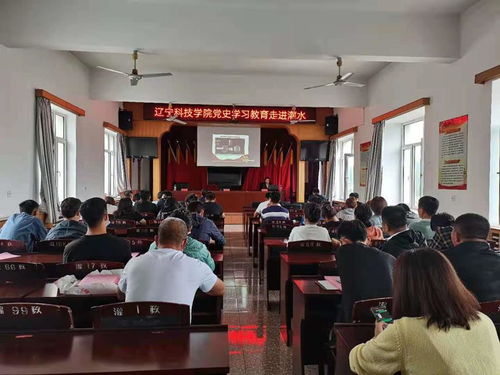 学史力行办实事,乡村振兴开新局 党史学习教育辽宁科技学院宣讲团走进灌水镇